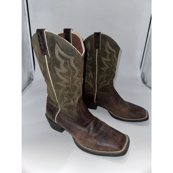 Justin Boots Other - Justin Boots Style 2569 Men's 11.5D Broad Square Toe Western Cowboy Workboots